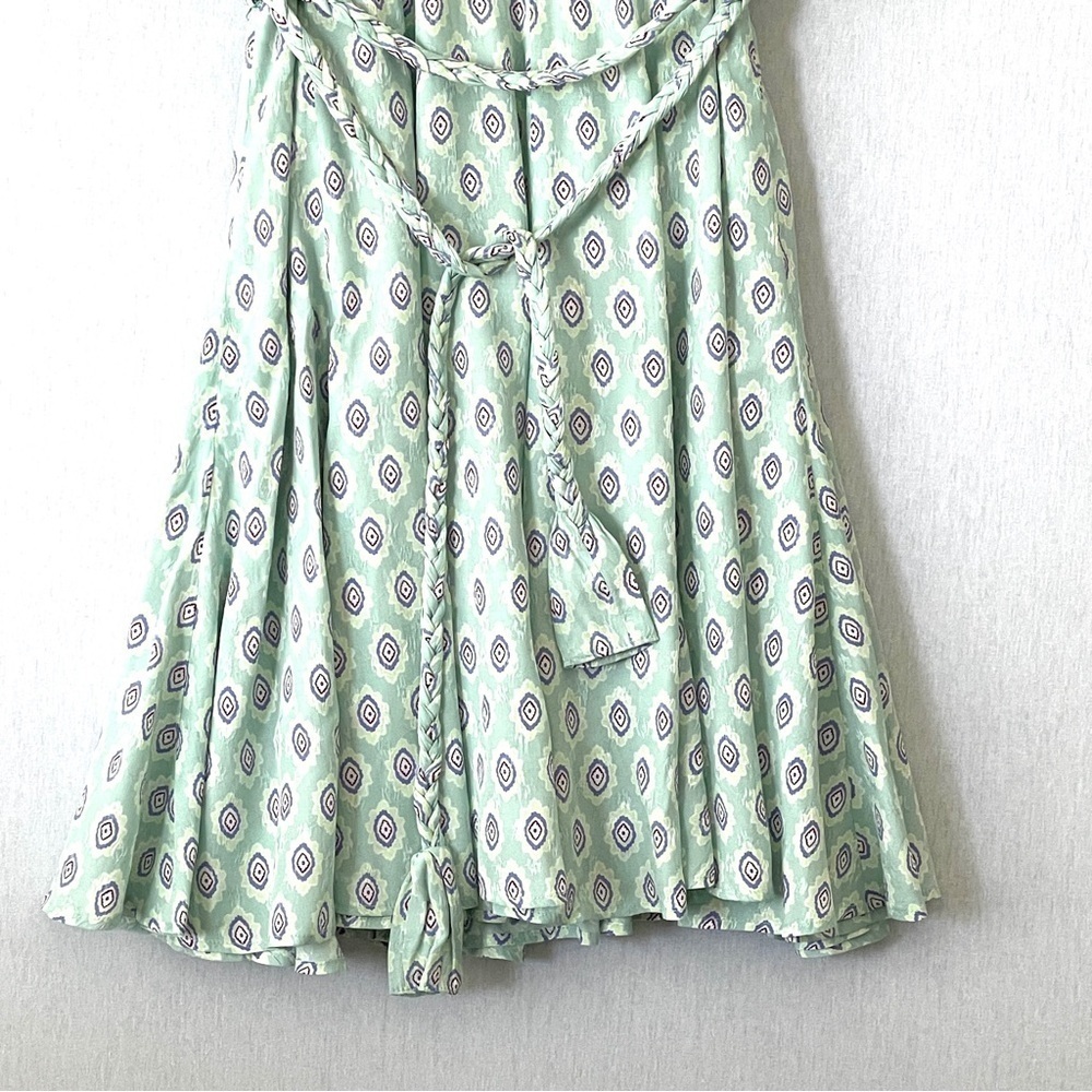 Sandro Jary Abstract-Print Mini Dress with Braided Belt - Picture 7 of 15